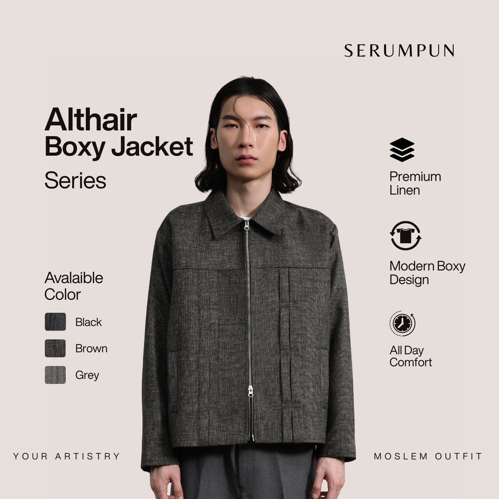 Althair Boxy Jacket By Serumpun Indonesia