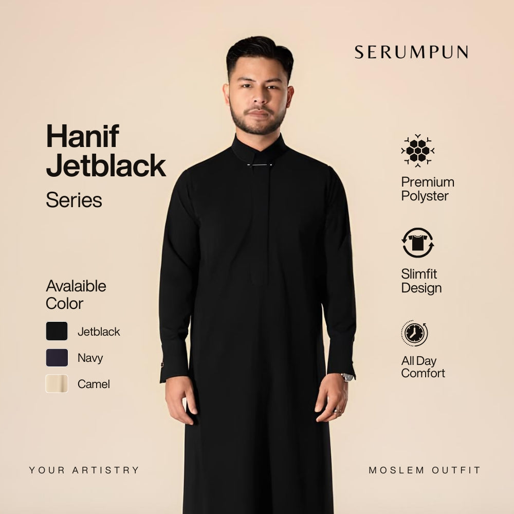 Hanif Series Jet Black