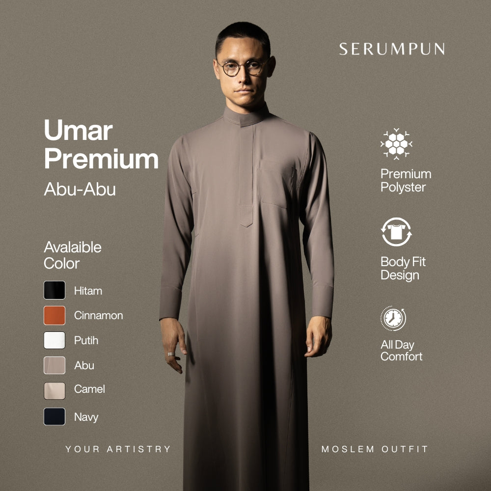 Umar Premium Series Abu-Abu