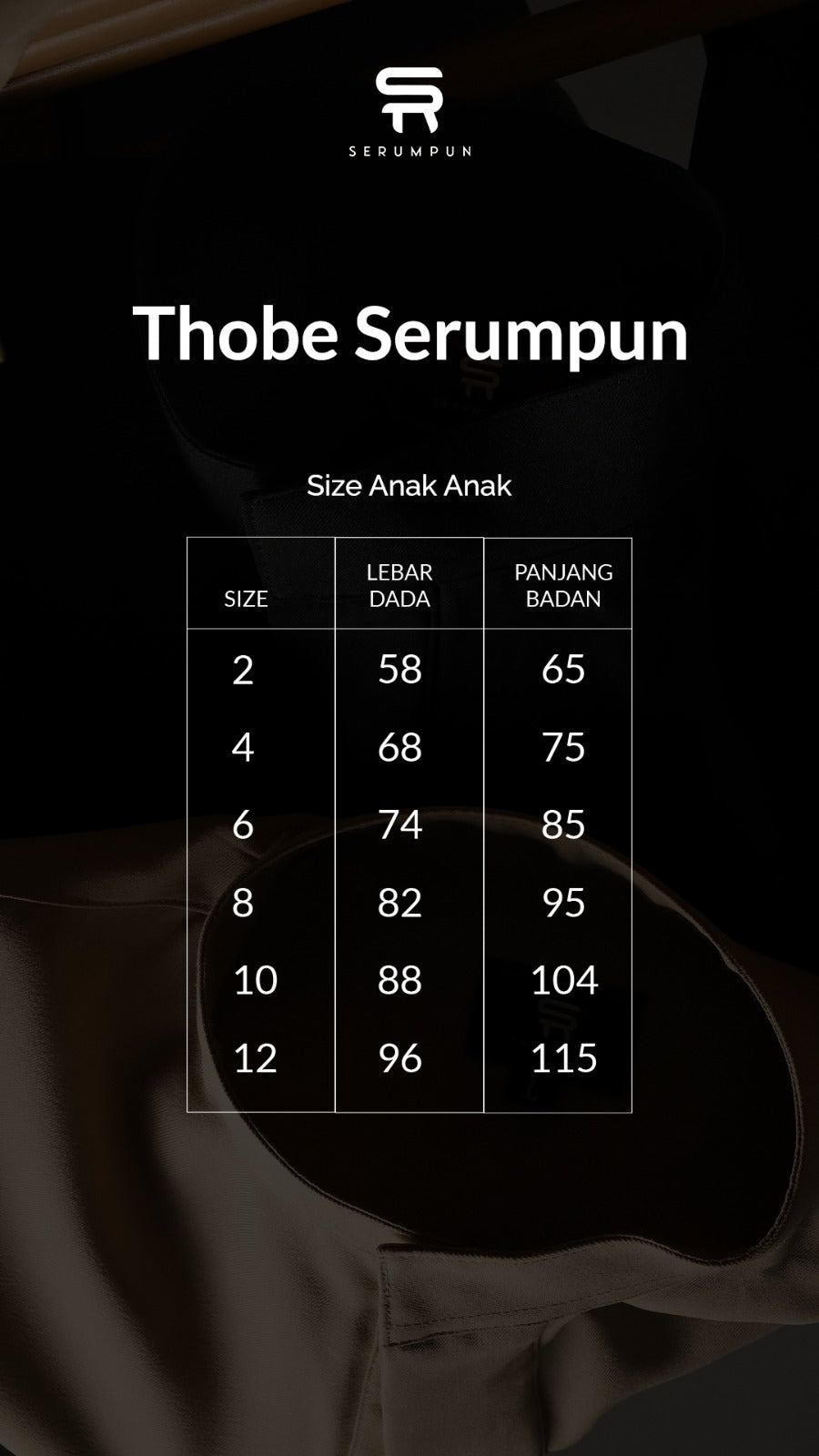 Umar Premium Putih Kids